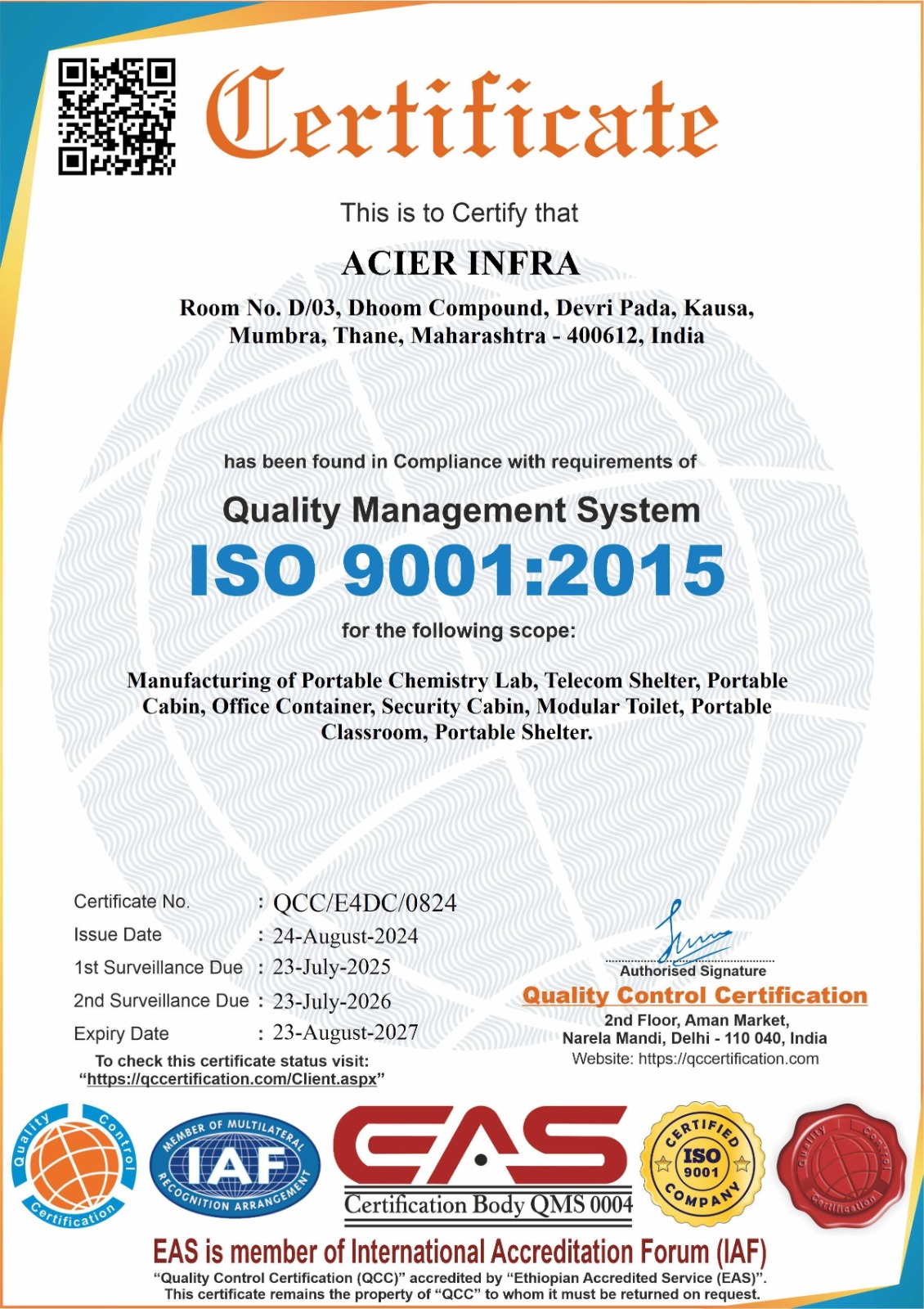 Certificate image not found.