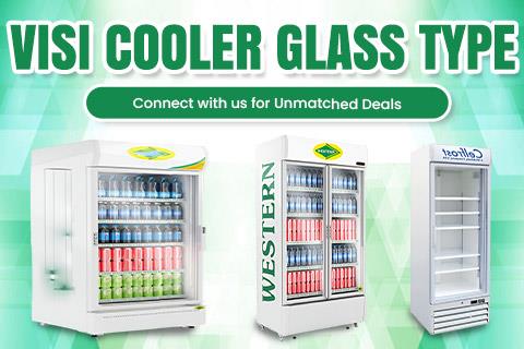 Visi Cooler Glass Type Top Manufacturer in India
