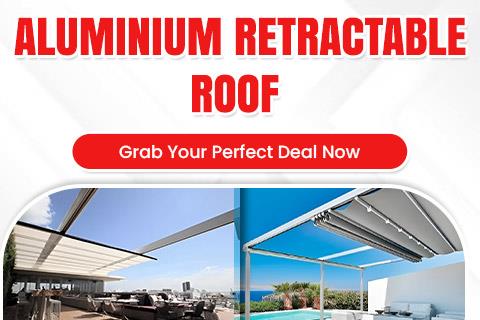 aluminum retractable roof