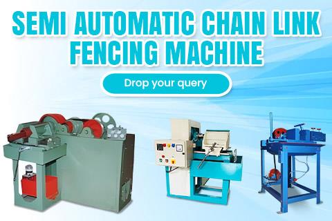Semi Automatic Chain Link Fencing Machine