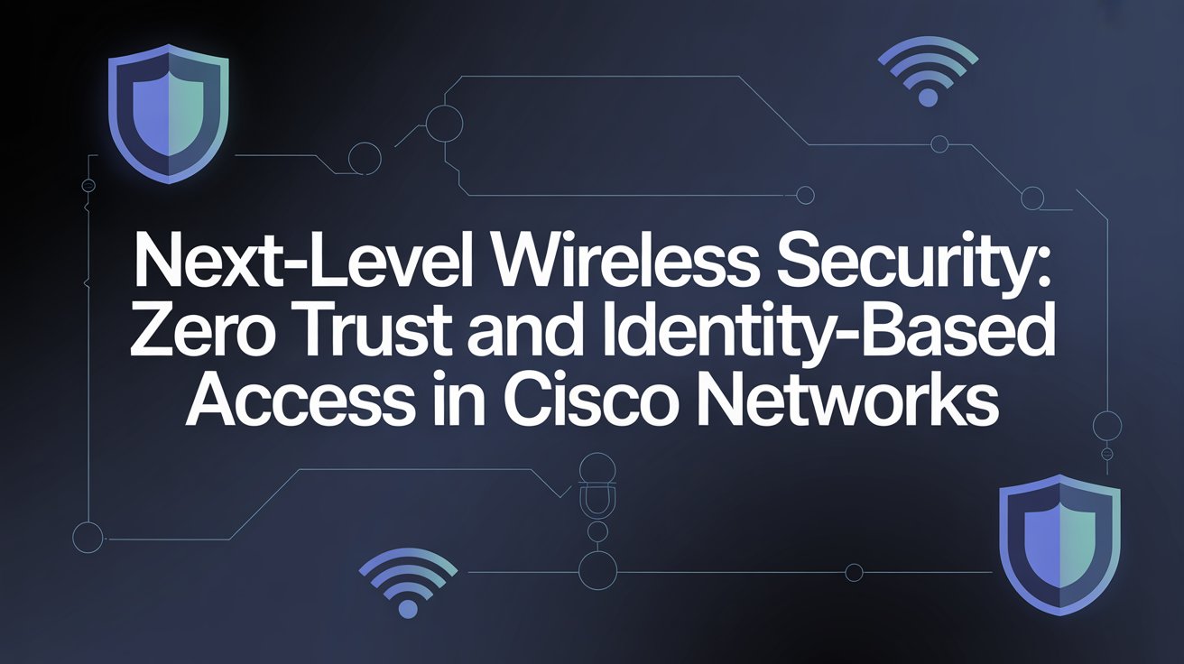 Next-Level Wireless Security: Zero Trust and Identity-Based Access in Cisco Networks
