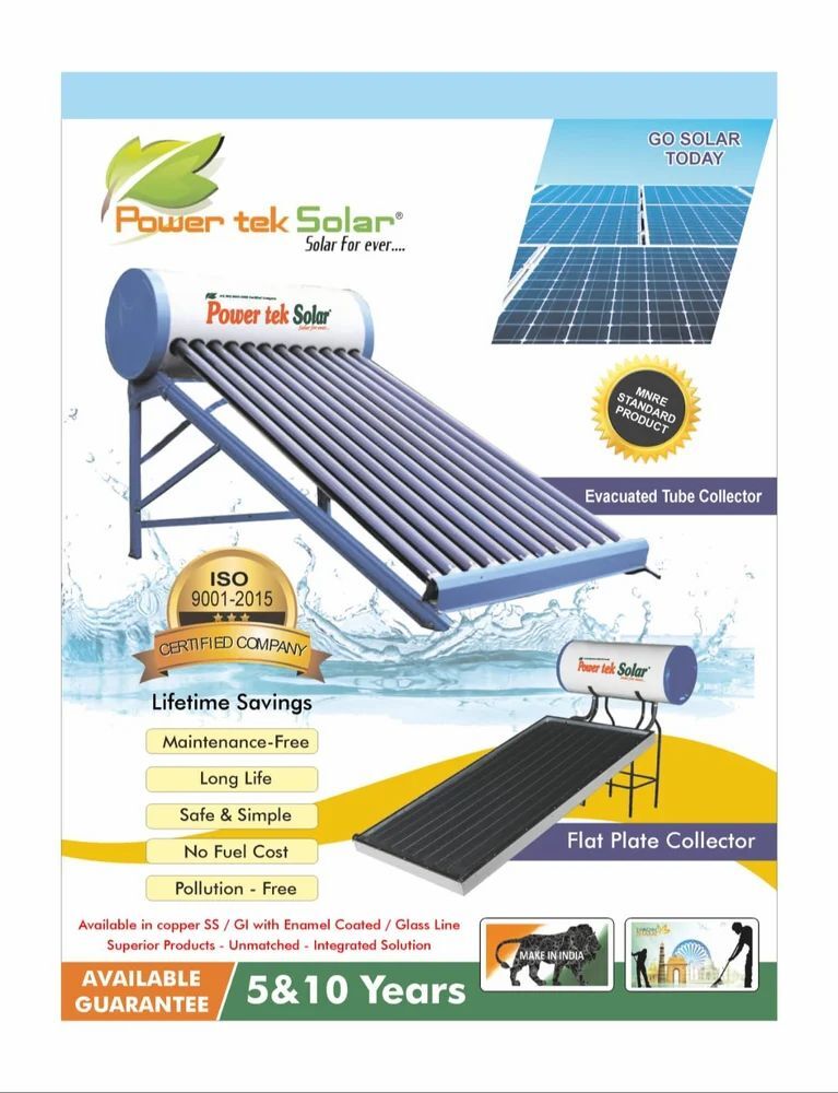 Lpd In Solar Water Heater Supreme Solar 200 Lpd Solar Water Heater