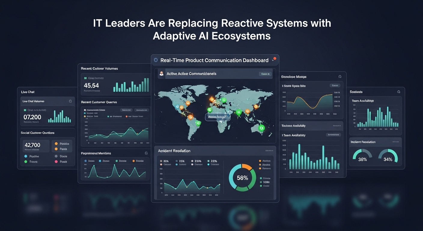 IT Leaders Are Replacing Reactive Systems with Adaptive AI Ecosystems
