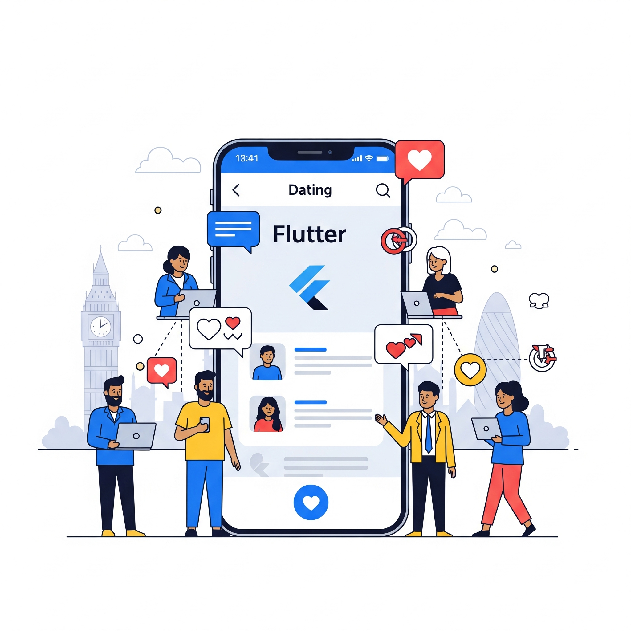 How to Create a Successful Dating App for the UK Market Online Using Flutter?