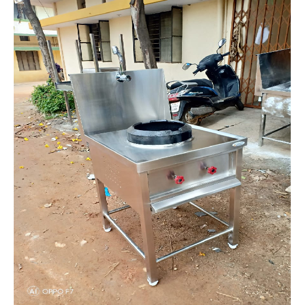 Chinese single burner cooking range