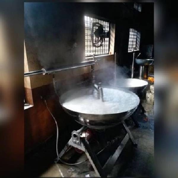 SS Steam Operated Khowa Machine