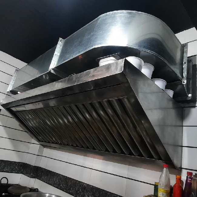 Latest kitchen exhaust system all types hood and duct blower sale and