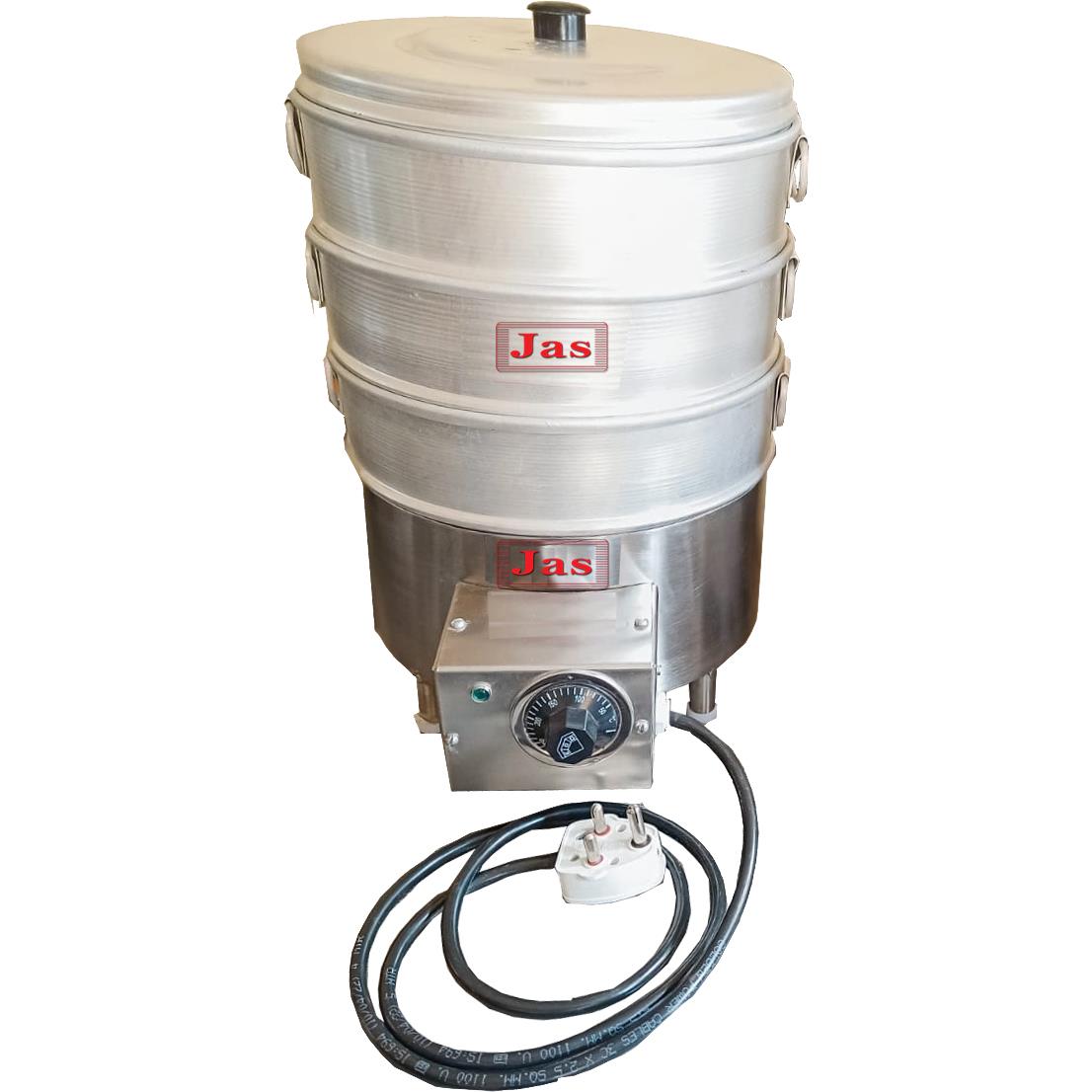 Round Aluminum Electric Momo Steamer in Ahmedabad Jas enterprise