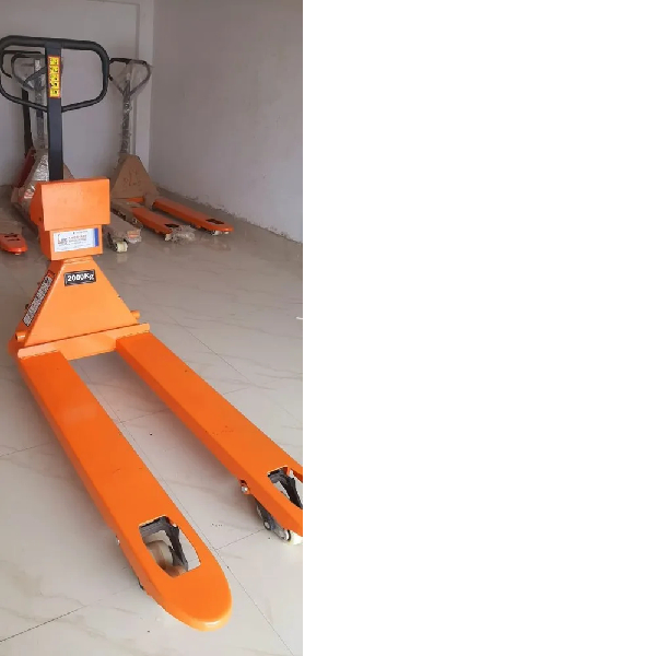 Latest Manual Pallet Truck With Weight Scale price in India