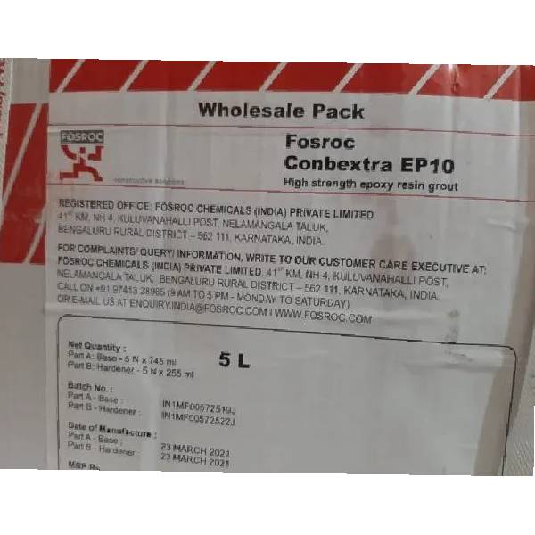 Latest Conbextra Ep 10 Epoxy Injection Grout price in India
