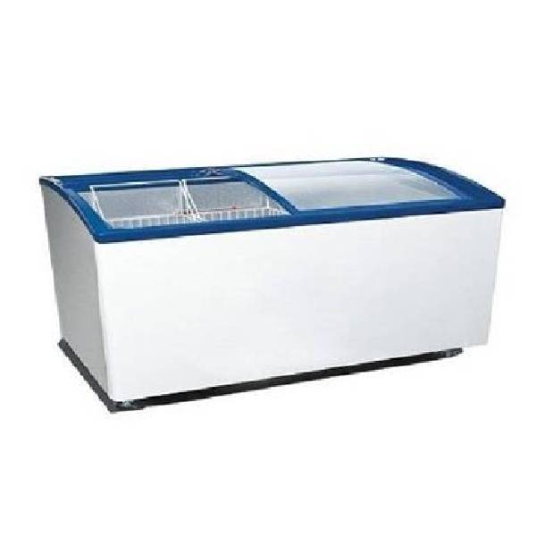 Latest ABS Plastic Glass Top Open Chest Freezers price in India