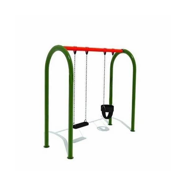 outdoor playground 2 seated arch swing with bucket in Nagpur