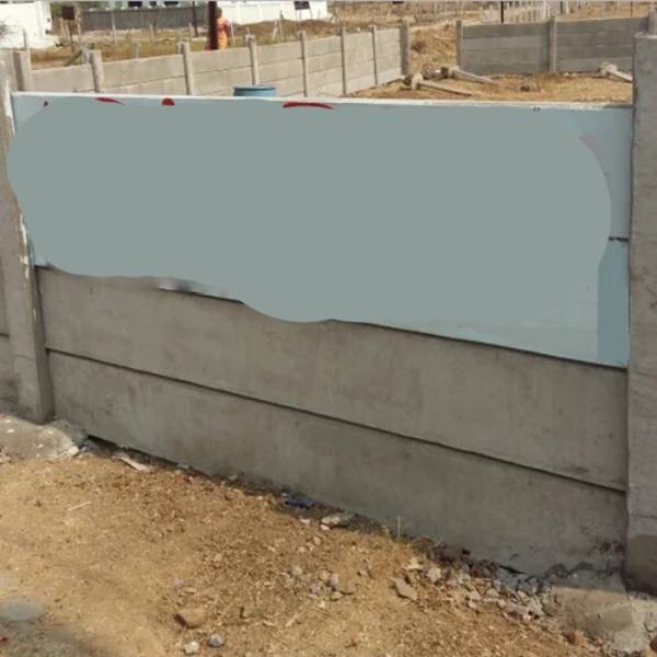 Latest Open Plot Compound Wall price in India