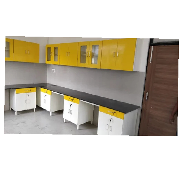 Wall Side laboratory working bench in Gurgaon Axacus Scientific World