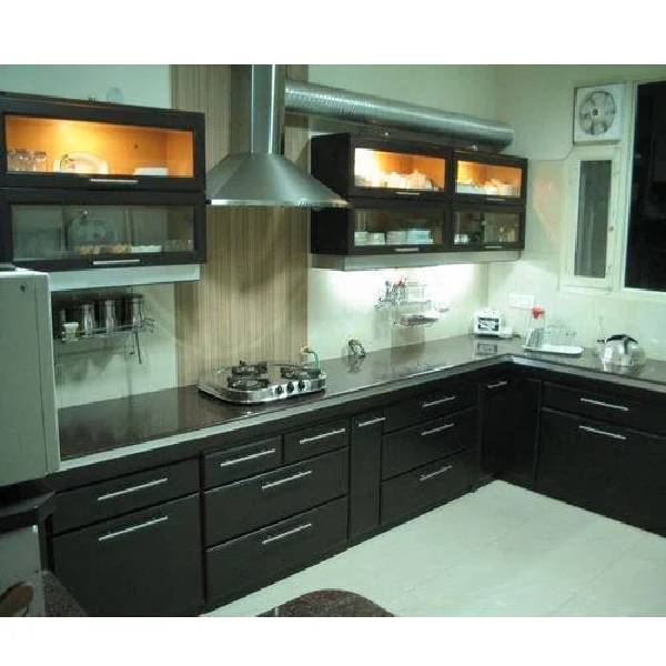 L Shape Modular Kitchen in A. S. Rao Nagar Shiva Sai wooden furniture