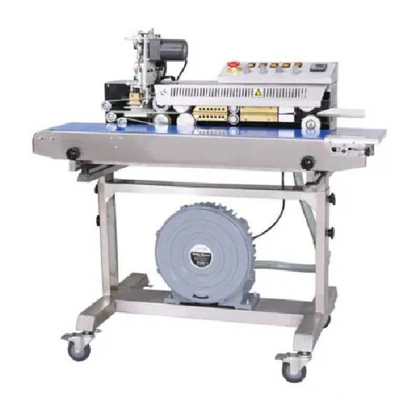 Continuous Band Sealer With Air Suction And Batch Coding in Ahmedabad