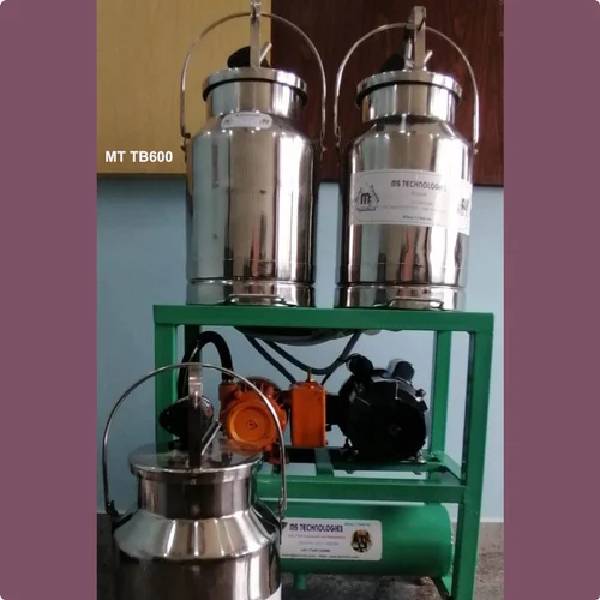 Latest Three Bucket Milking Machine price in India