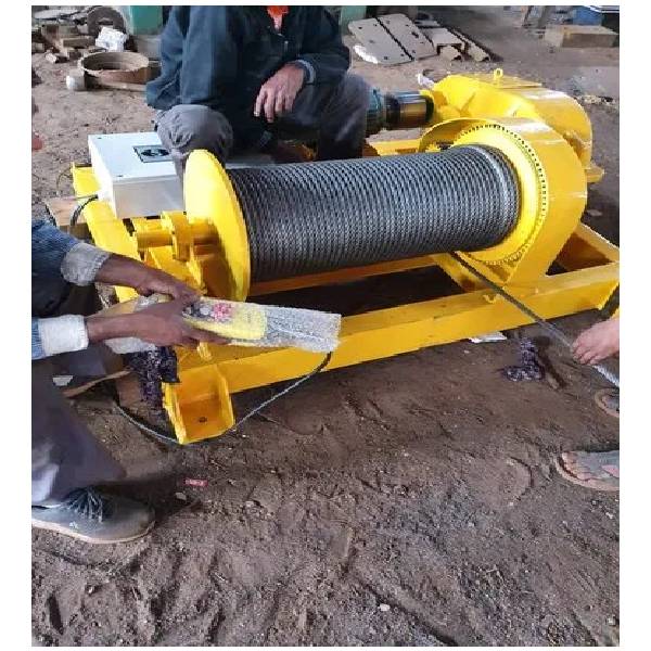 Electric Power Winch Machine in Delhi Hi Tech Elevator & Cranes