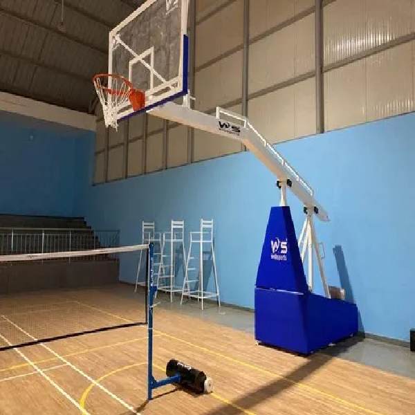 Ws Basketball Pole Movable And Height Adjustable Jack System in Meerut