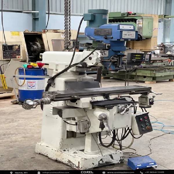 Astar M1tr Turret DRO Milling Machine in Nashik COREL MACHINE IMPEX