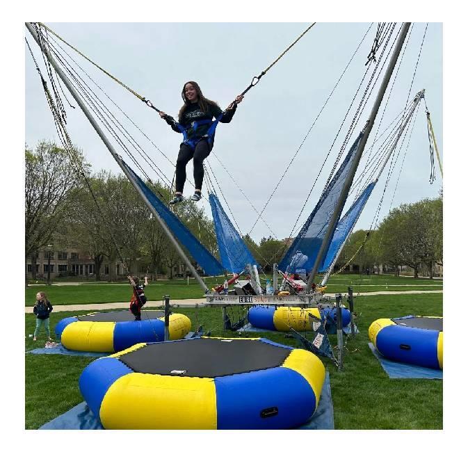 Toy Park Iron Bungee Jumping Trampoline, For Gym Price in Delhi