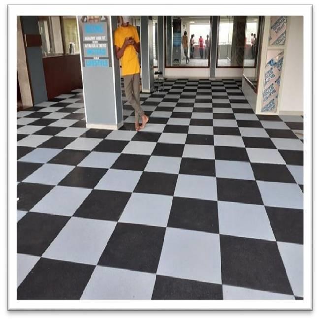 Epdm Rubber Tiles For Gym And Indoor Multi Activities Price in