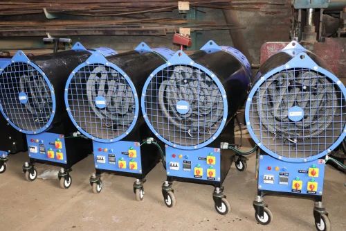 24 KW Industrial Hot Air Blower Axial Fan Type, Impeller Size: 18
