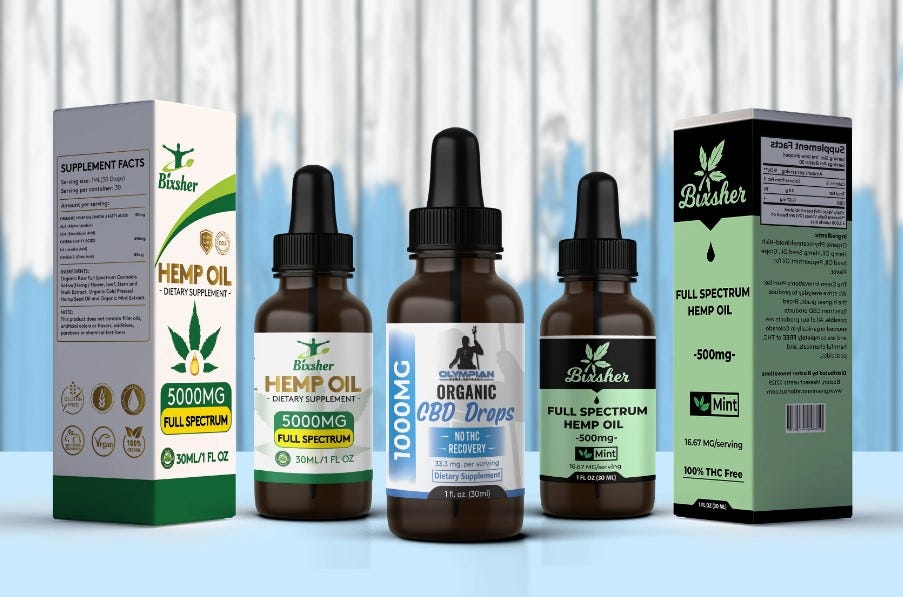 Stand Out With Unique Custom CBD Tincture Boxes