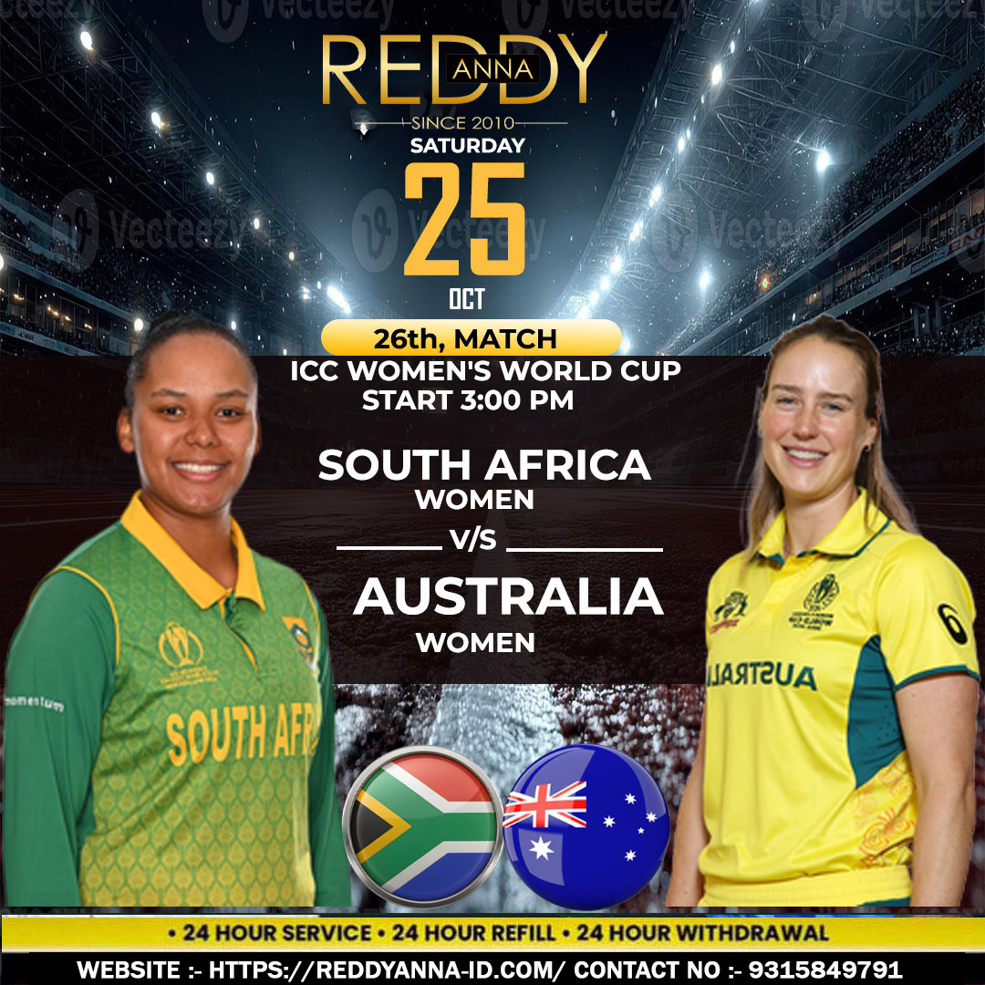 Reddy Anna Book: Live Updates & 24/7 Support for South Africa Women vs Australia Women 2025!