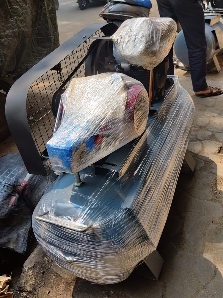 3 Hp Double Piston Air Compressor 200 Liter Tank 2 Hp Godrej Motor