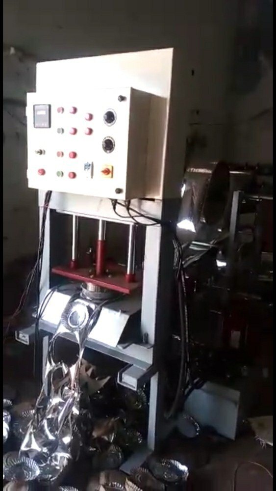 3 hp motor Fully automatic hydraulic paper plate machine single die 4