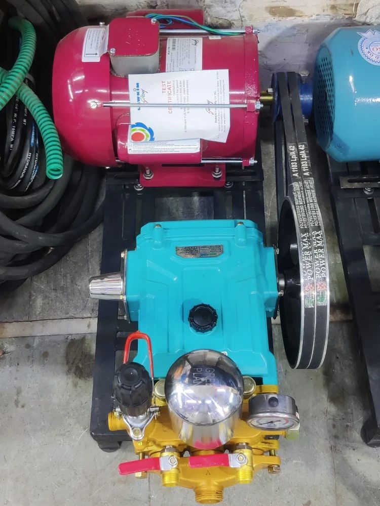 3 Piston Htp Pump 2 Hp Godrej Motor Single Phase, For Industrial