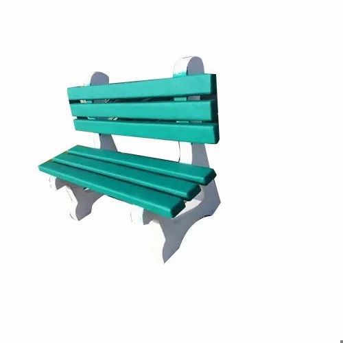 3 Seater Outdoor Modern Concrete Bench, For Garden, With Back in