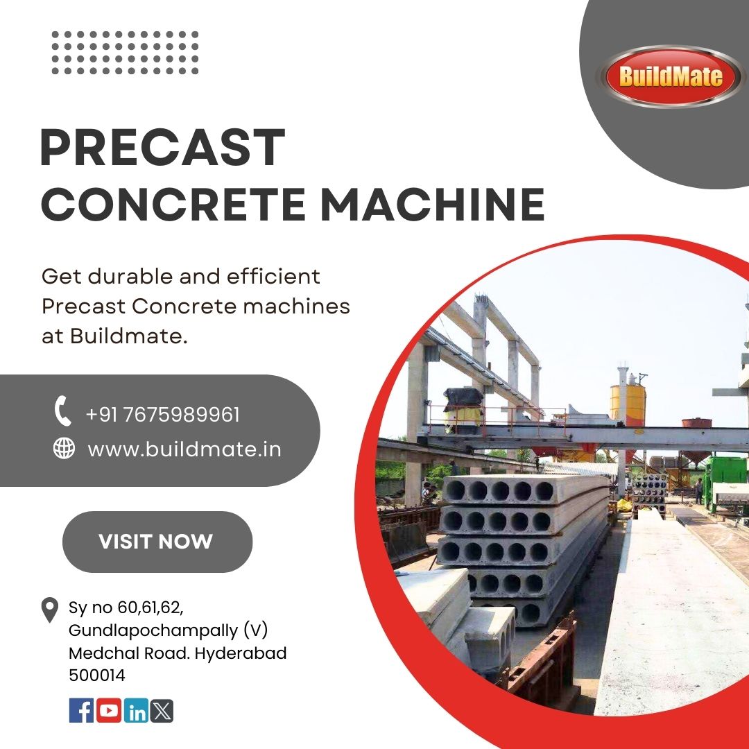 Role of Precast Concrete Machine Manufacturers in Modern Construction
