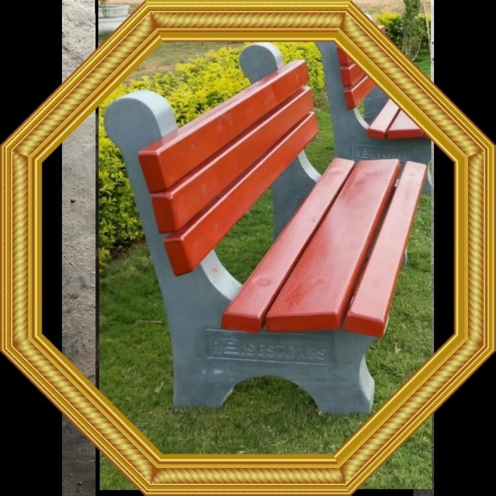 4 Seater Modern Heavy Garden Chair Bench, With Back Manufacturer