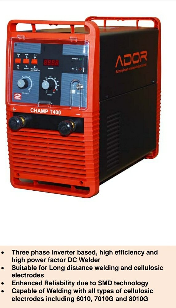 400 Amp Ador Welding Machine, Automation Grade SemiAutomatic in