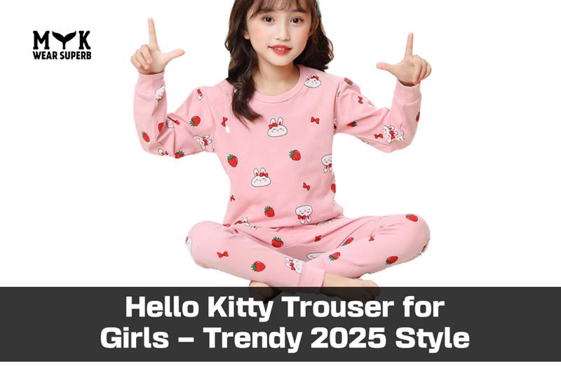 Hello Kitty Trouser for Girls – Trendy 2025 Style