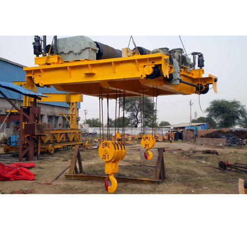 510 ton Hydraulic EOT Crane, Maximum Lifting Capacity 100 Tons, Span