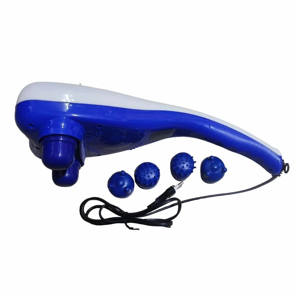 50 Hz Blue and White Double Ball Dolphin Massager, For Face