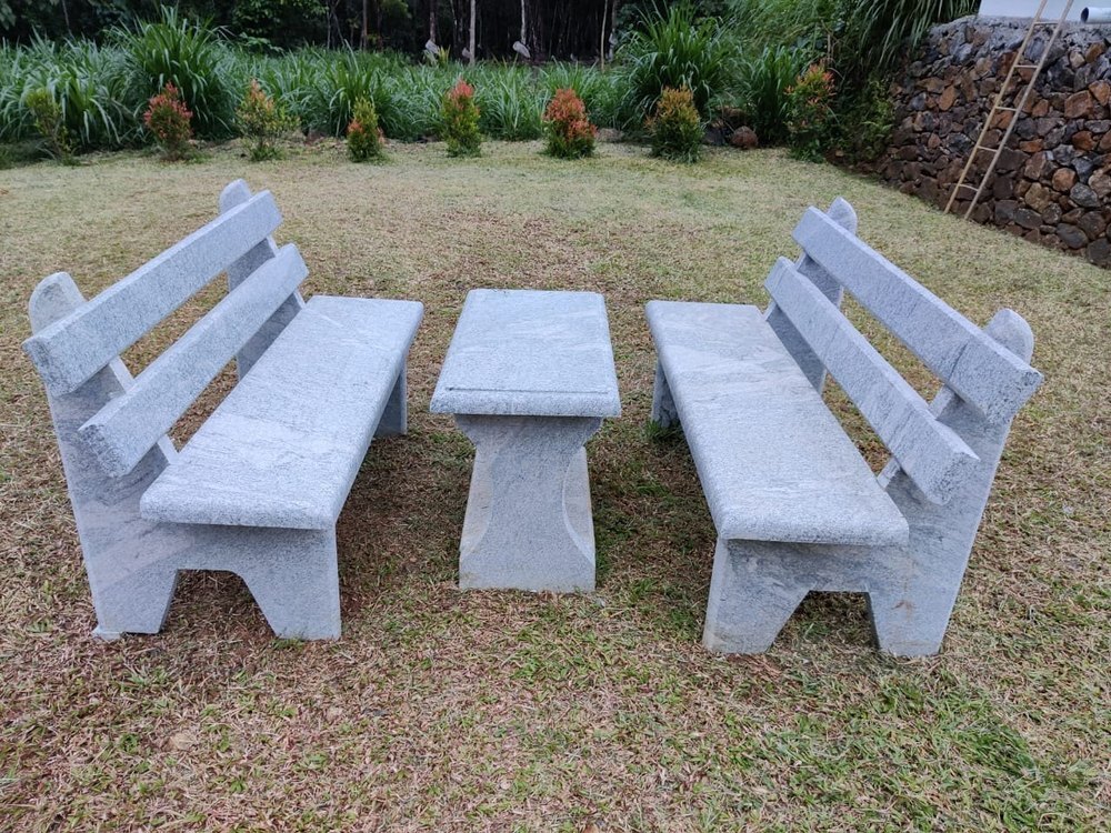 Seater Garden Stone Bench Set Price in Ernakulam-683574, Kerala – ₹28,000  SRI AYYAPPA GARDEN,LANDSCAPEING AND GRASS CUTTING SERVICES WORKS