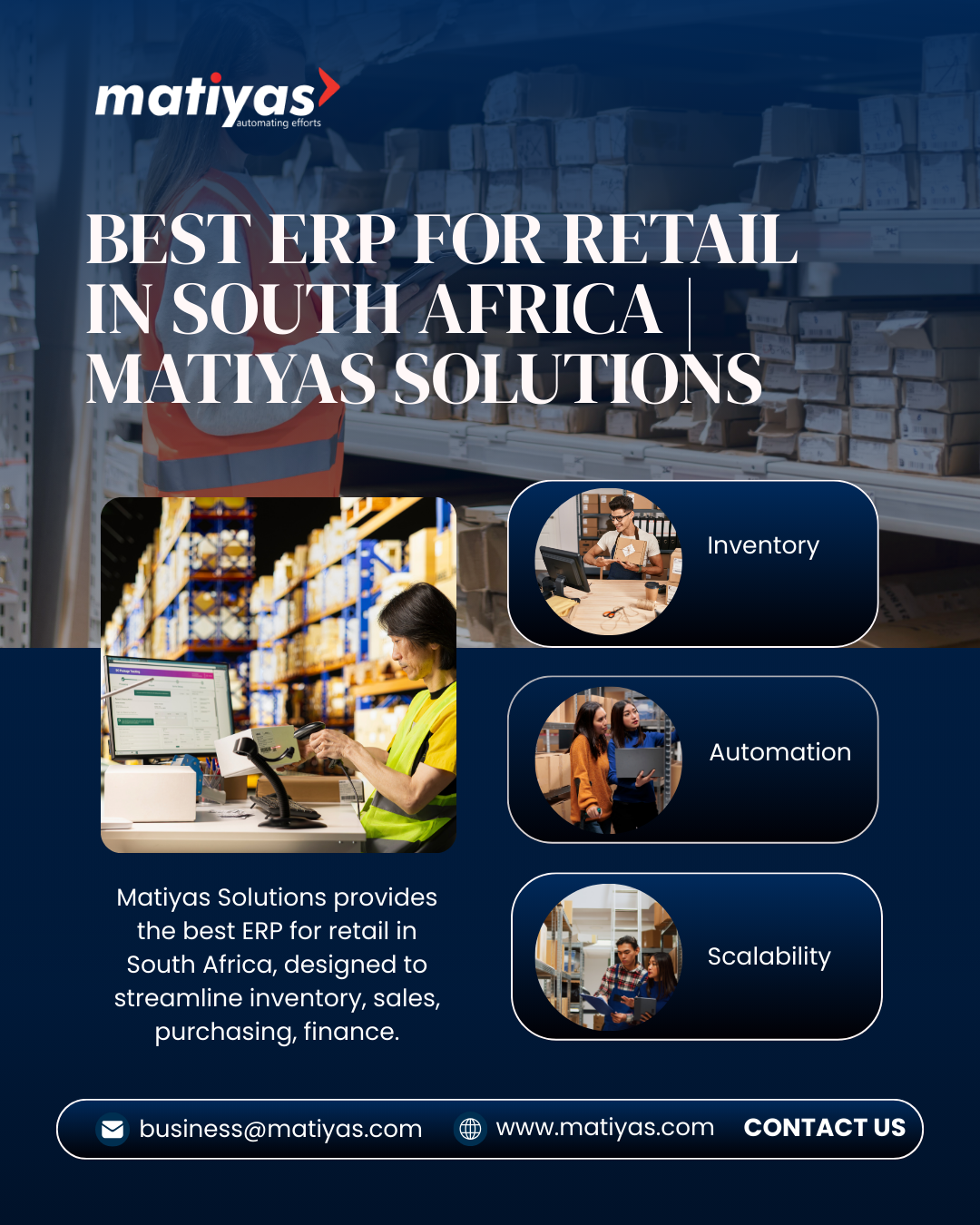 Best ERP for Retail in South Africa | Matiyas Solutions