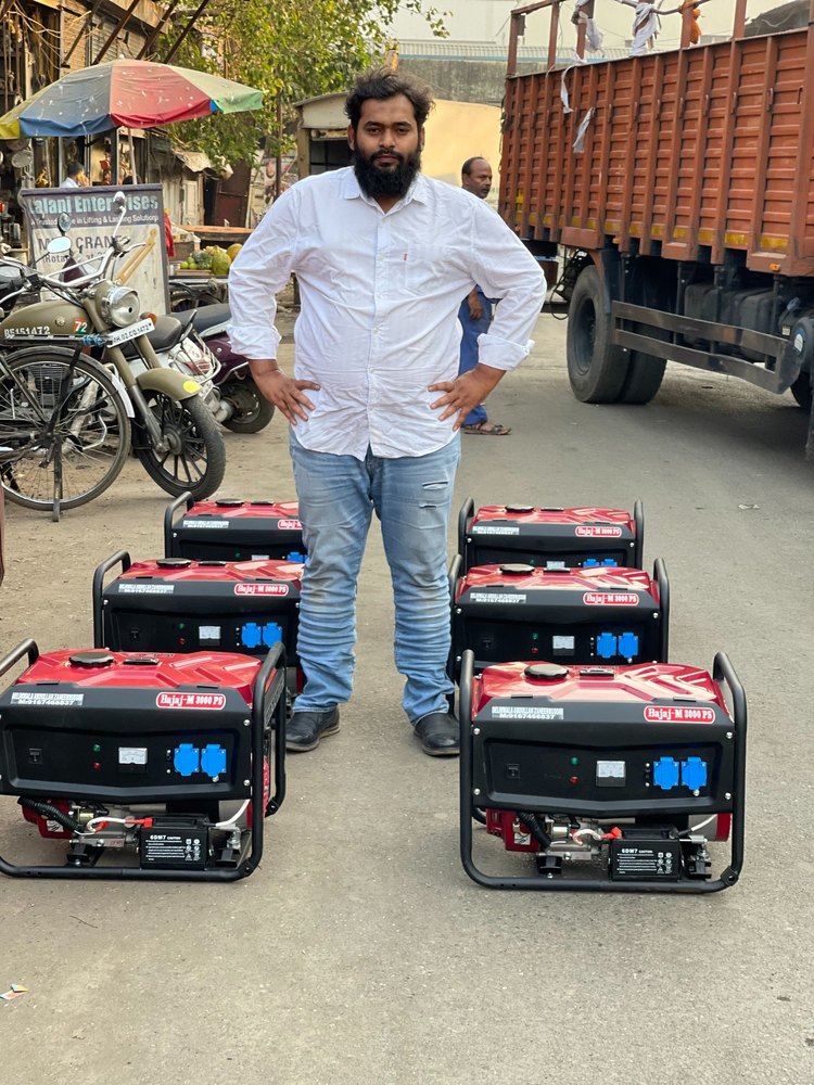 7 kva 7000 watts bajajm xlnt petrol generators Manufacturer & Seller in
