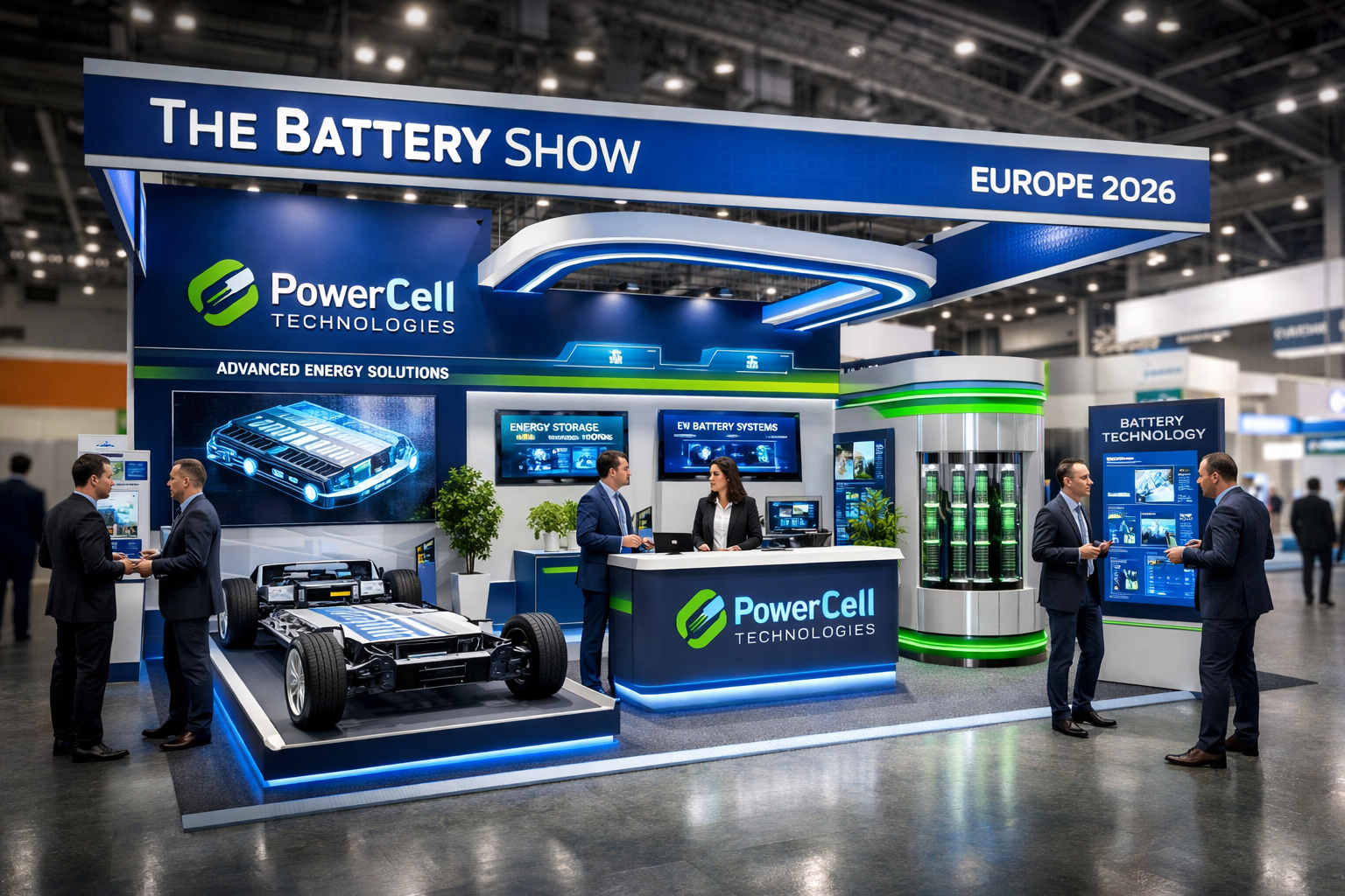 Looking for an Exhibition Stand Builder for The Battery Show Europe 2026?