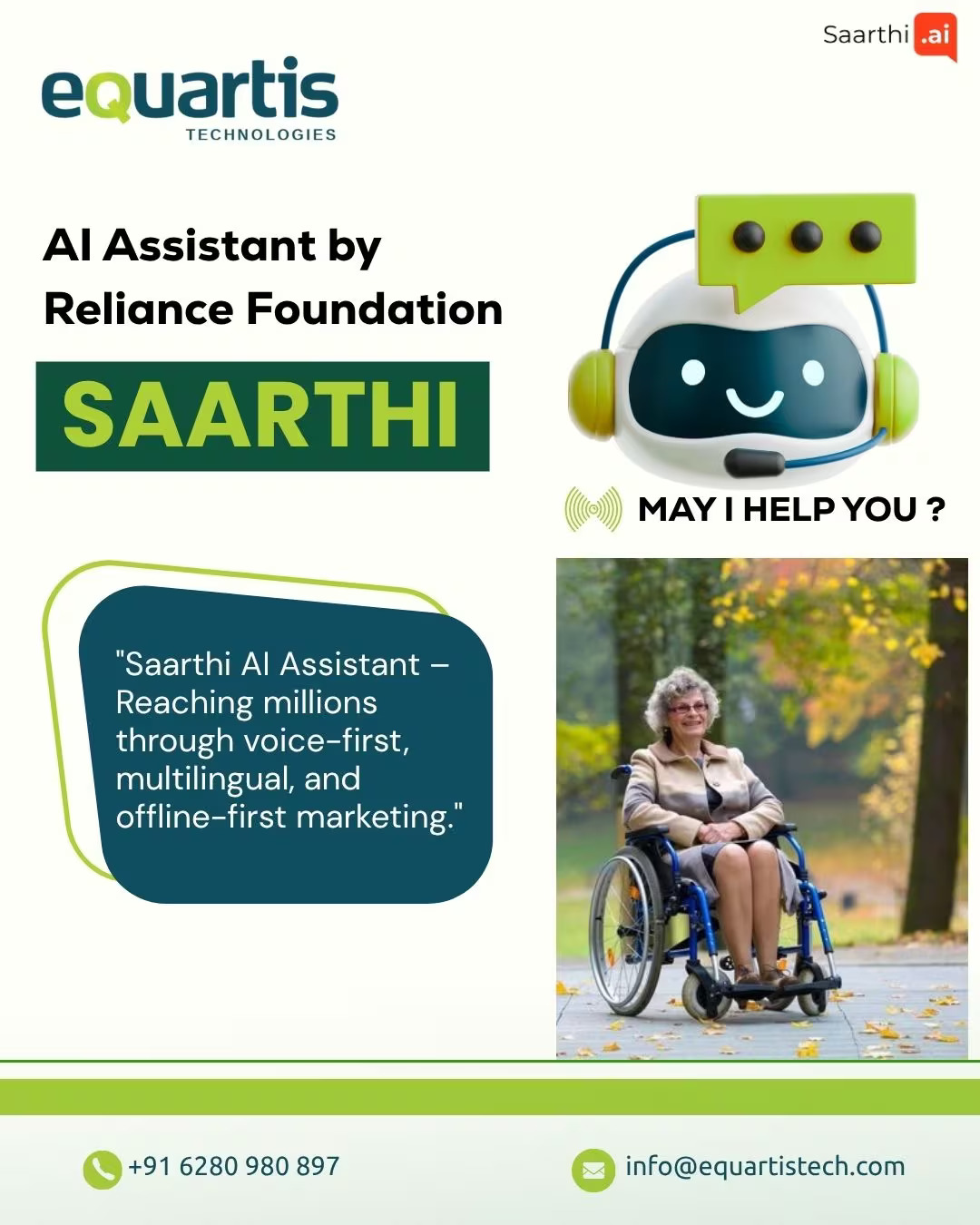 Saarthi AI Assistant by Reliance Foundation