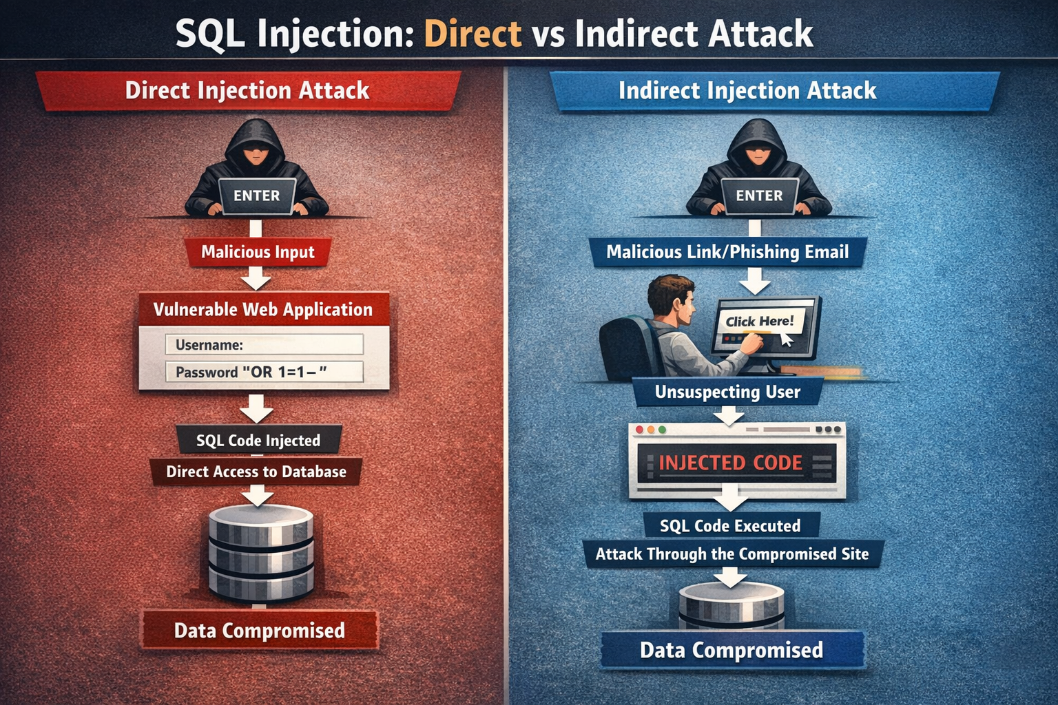 Difference between Direct and Indirect Injection