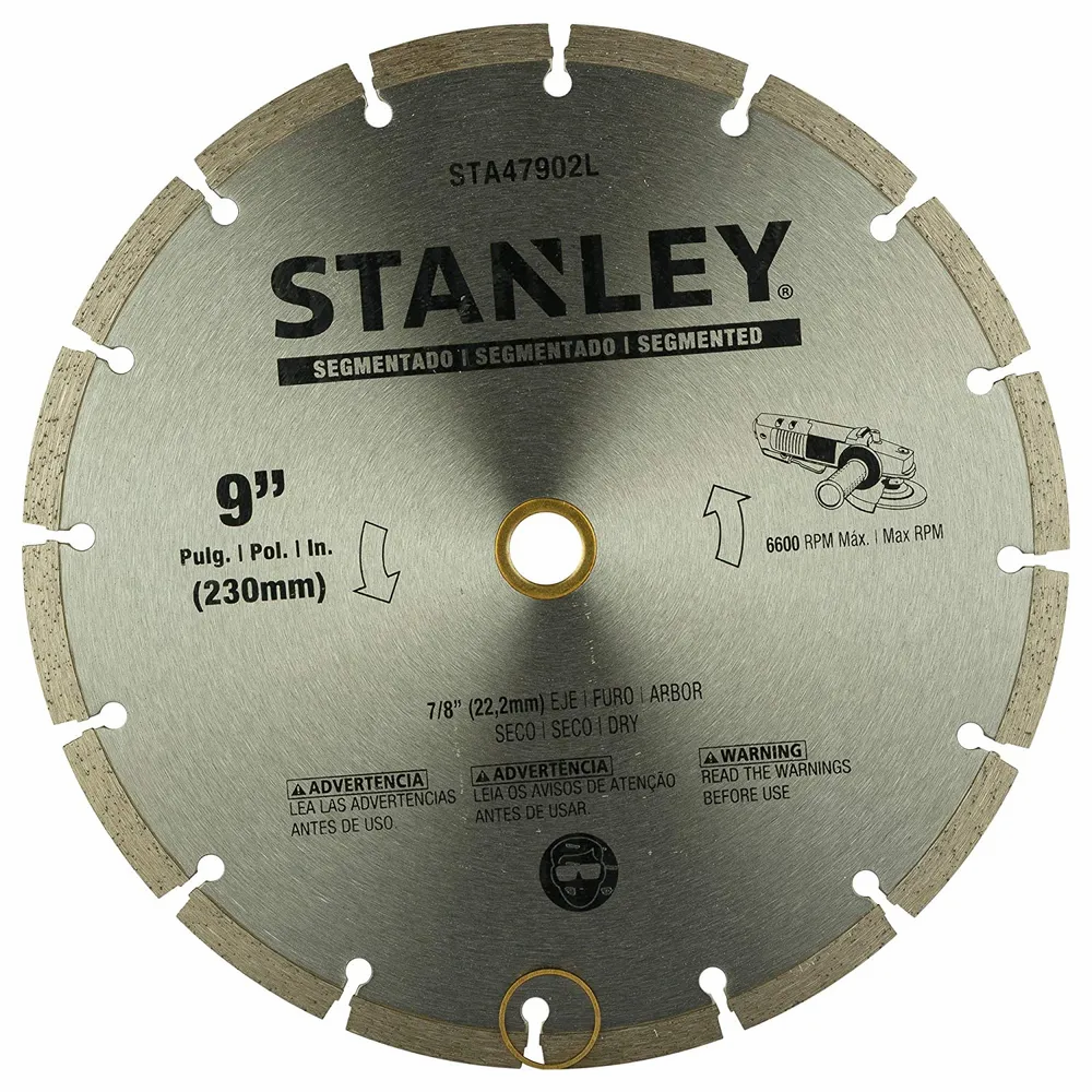 9 Inch Stanley Concrete Cutting Blade Manufacturer & Seller in Mumbai