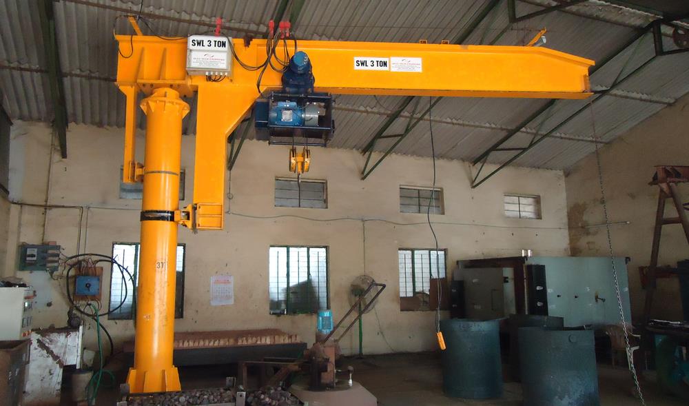 Accutech Industrial Jib Cranes, Maximum Lifting Capacity 10 Ton