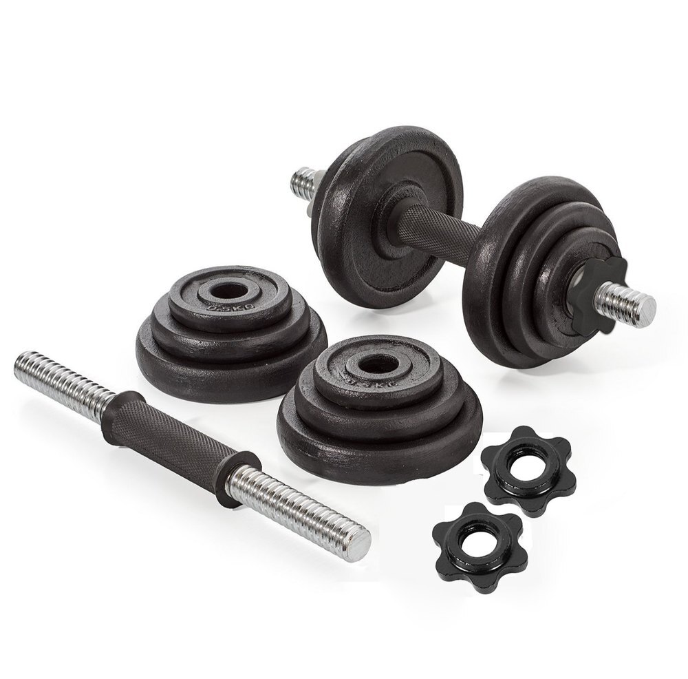 Adjustable Dumbbells Round 20kg Cast Iron Dumbbell Set Price in Surat,  Gujarat – ₹3,860 DOLPHIN E COMMERCE