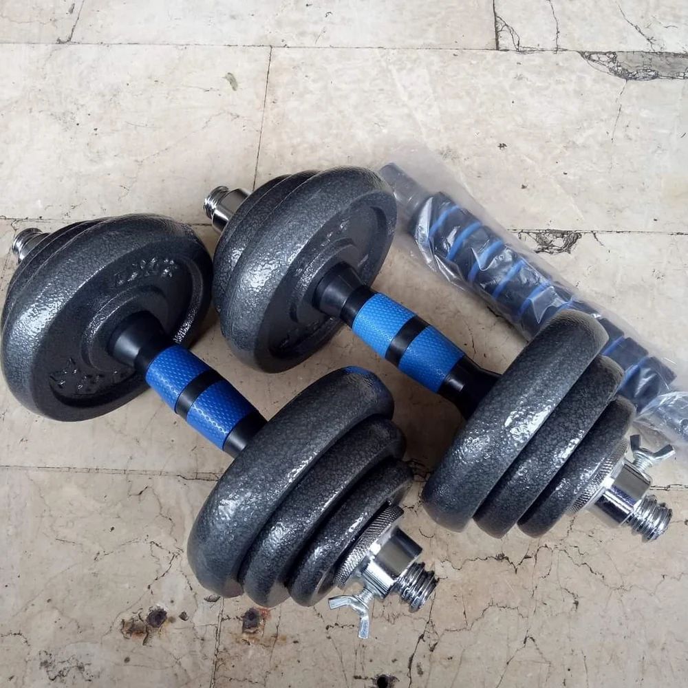 Adjustable Iron Dumbbell set, 15 kg Price in Lucknow, Uttar