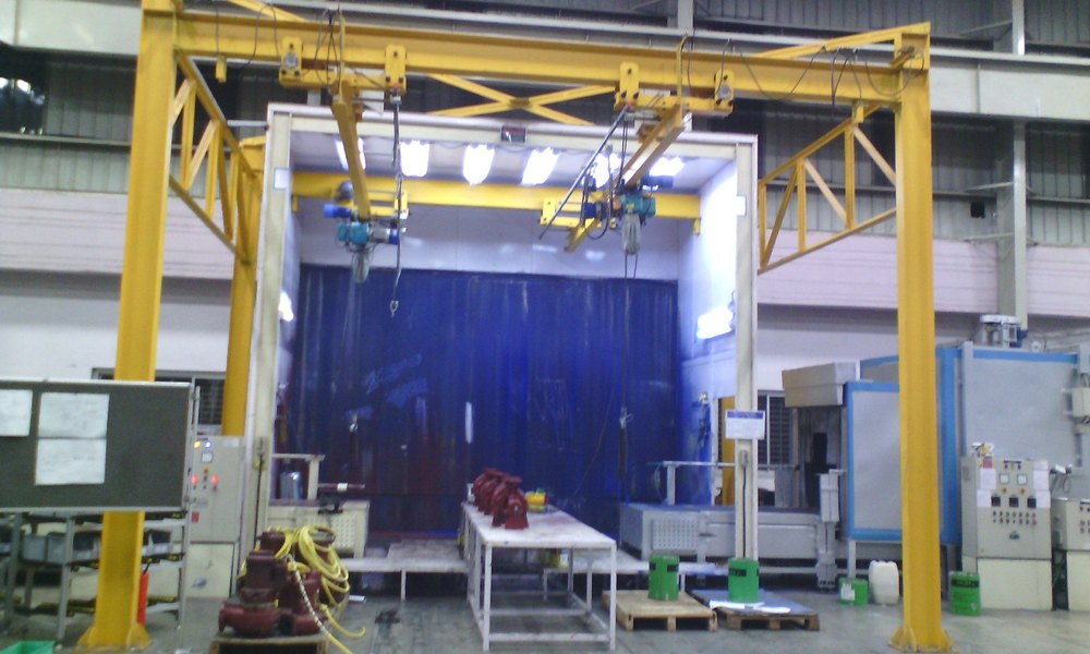 Atharva Cranes Mechanical Workstation Crane, For Industrial, Medium in